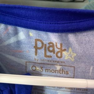 0-3 Month Little Sleepies Shorty Romper